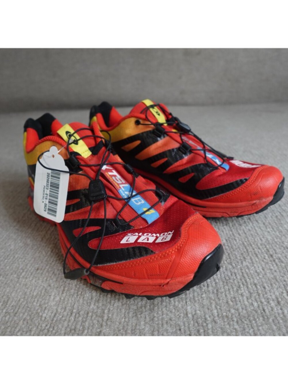Salomon Mens Sneakers 10.5 Red XT-4 OG - Picture 3 of 10